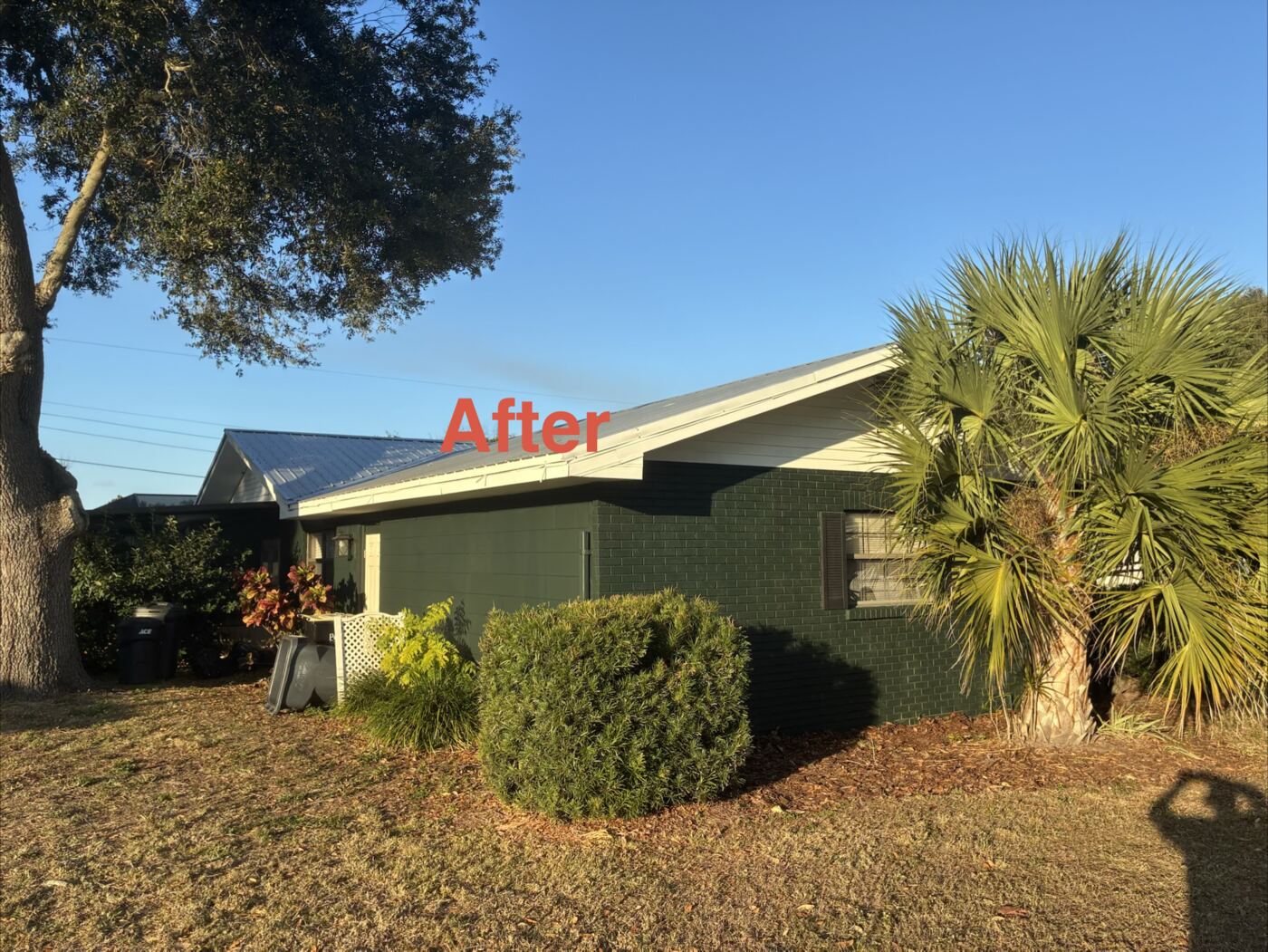 Home exterior after repaint