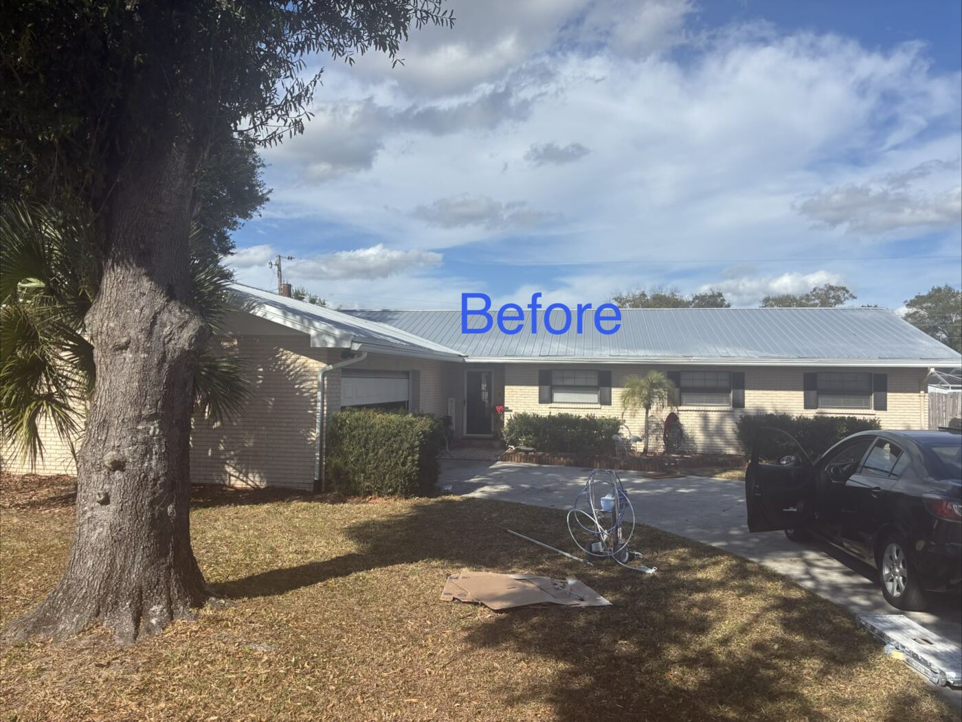 Home exterior before repaint